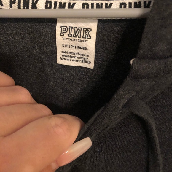 Pink criss cross hoodie - Picture 4 of 5